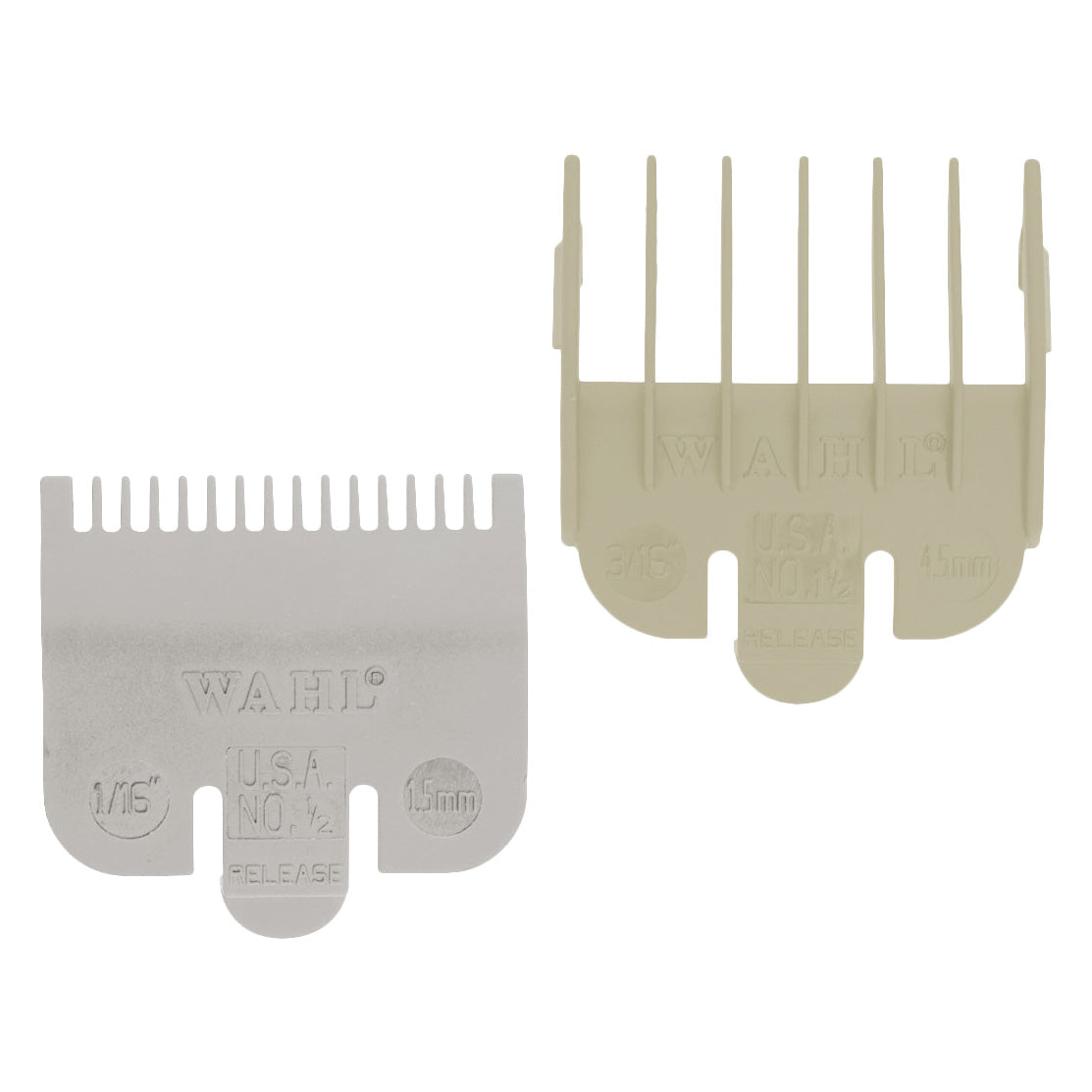 Kit de peignes Wahl 1,5 + 4,5 mm en plastique