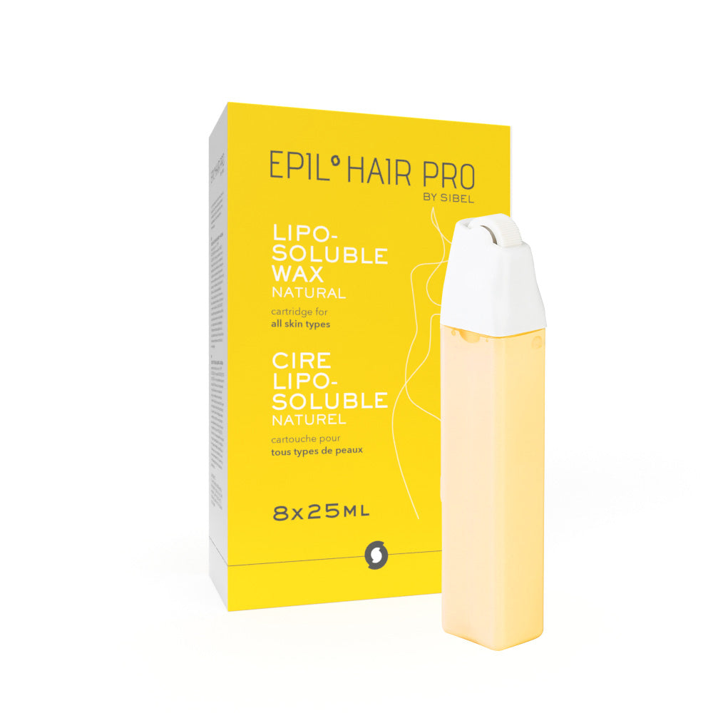 Sibel Epilationswachs für Augenbrauen, 25 ml, Naturgelb, 8 Stück