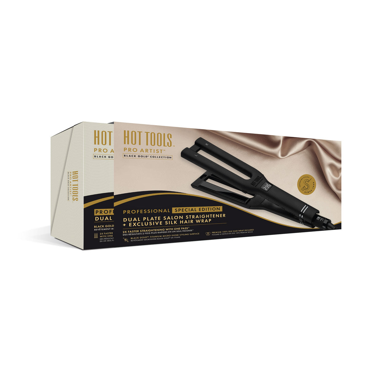 Hot Tools Doppelplatten-Glätteisen – Limitierte Geschenkpackung