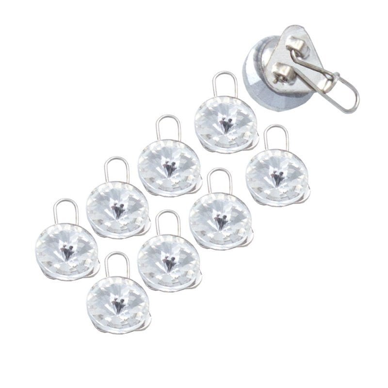 A&A Haarclips Strass 8st - KOOS • alles voor je haar