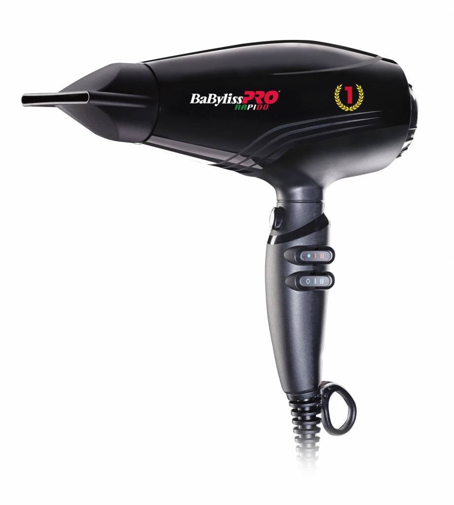 Babyliss Rapido Zwart BAB7000IE 2200W - KOOS • alles voor je haar