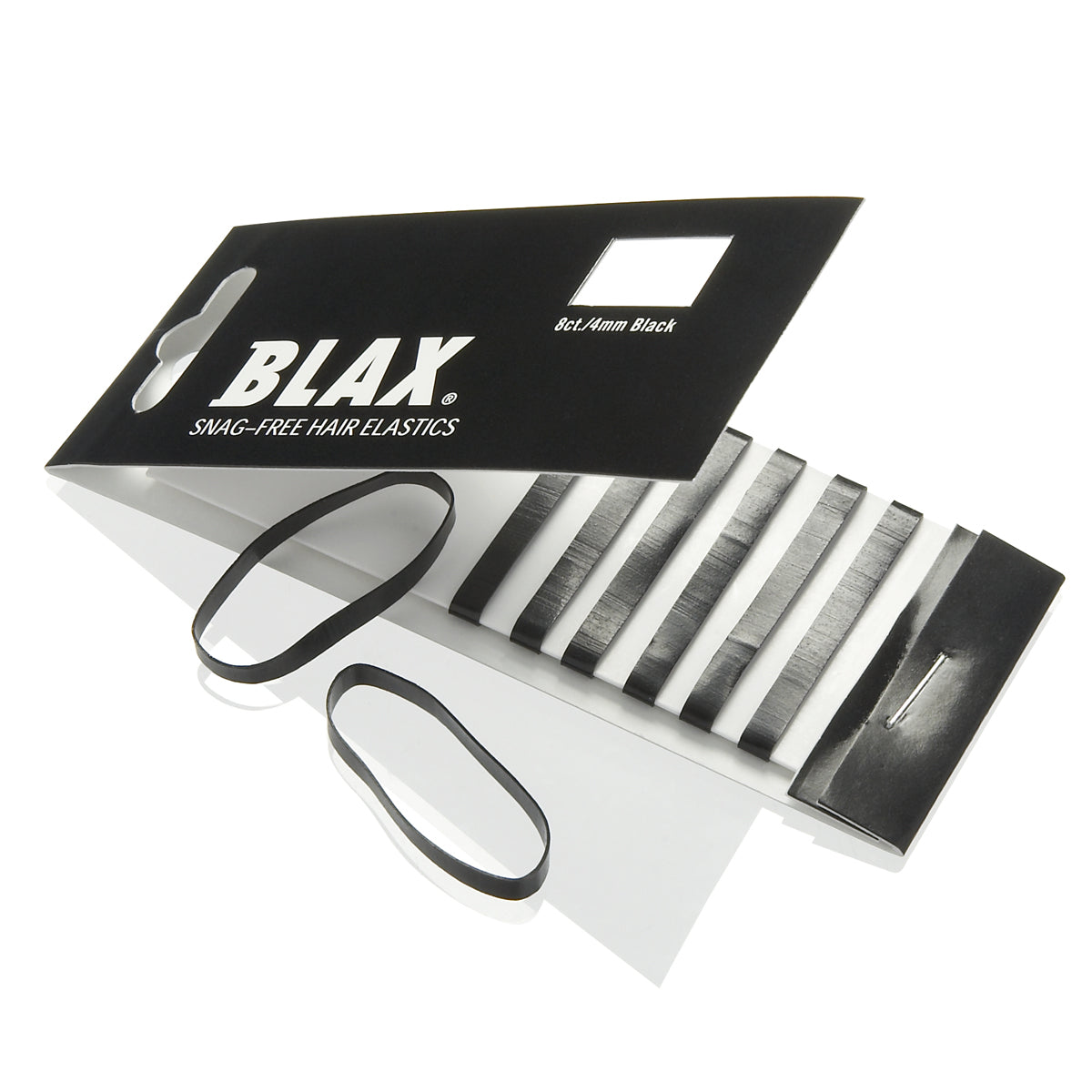 Blax Elastiek 4mm Zwart 8st