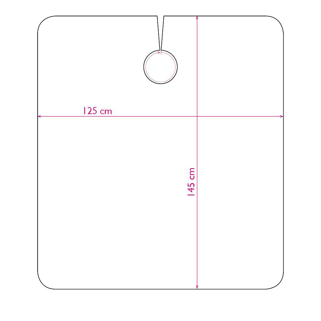 Trend Design Kaplaken BasicCut Zwart