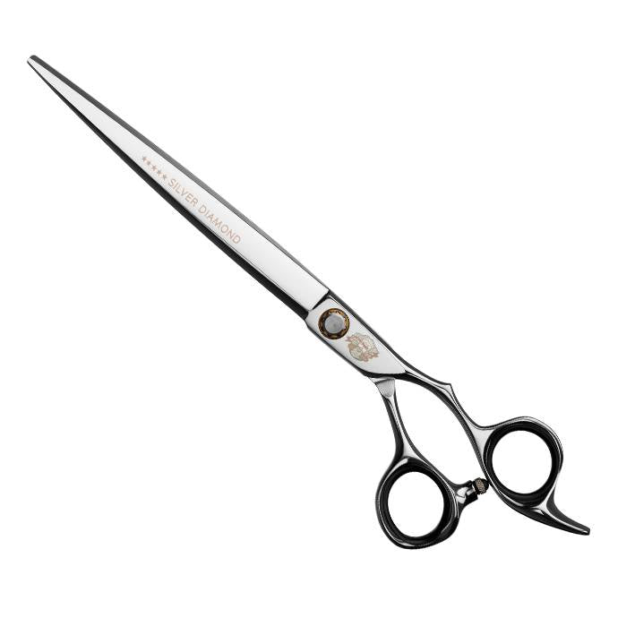 Captain Cook Barber Schaar Silver Diamond 8.0 - Koosvanderbeek.nl - Eurostil - Kappersschaar