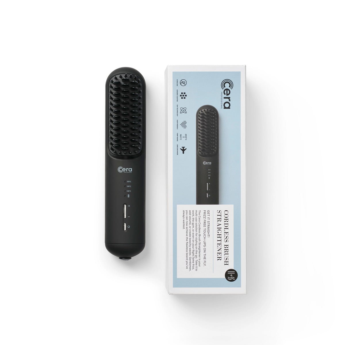 Cera Cordless Brush Straightener - KOOS • alles voor je haar