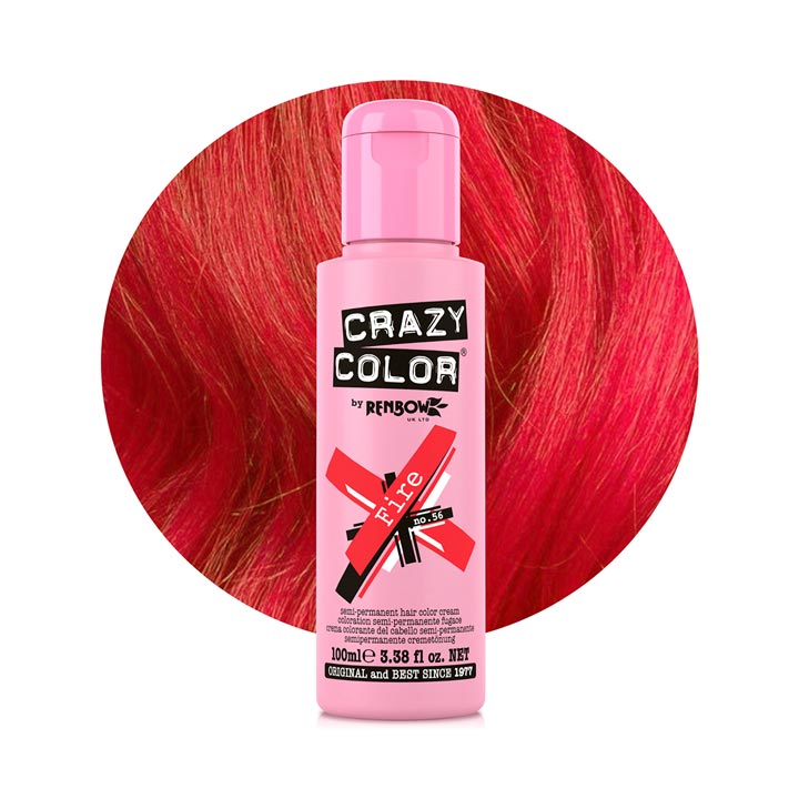 Crazy Color Semi-Permanent Hair Color Cream 100ml - KOOS • alles voor je haar