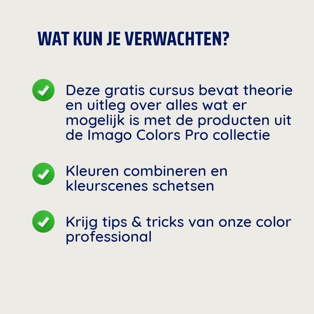 Cursus Imago Colors Basis Theorie 13-04-2026 - KOOS • alles voor je haar