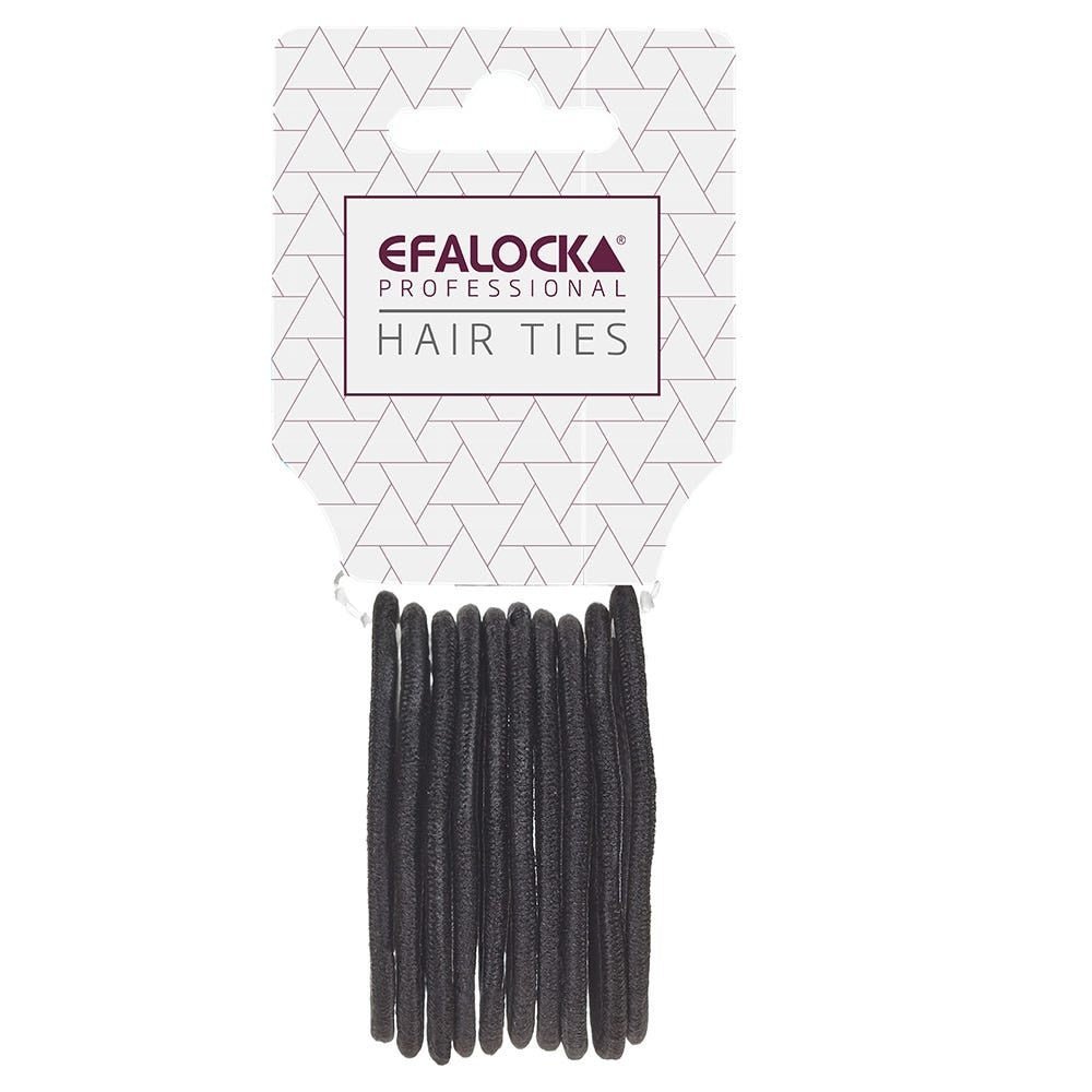 Efalock Hair Ties Elastiekjes Standaard 50mm 10st - KOOS • alles voor je haar