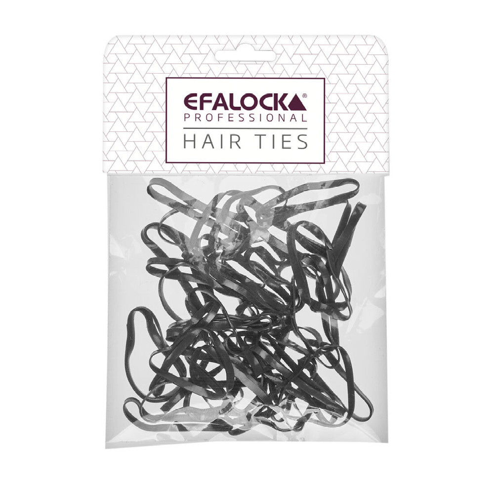 Efalock Haargummis, Silikon-Gummibänder, 100 Stück