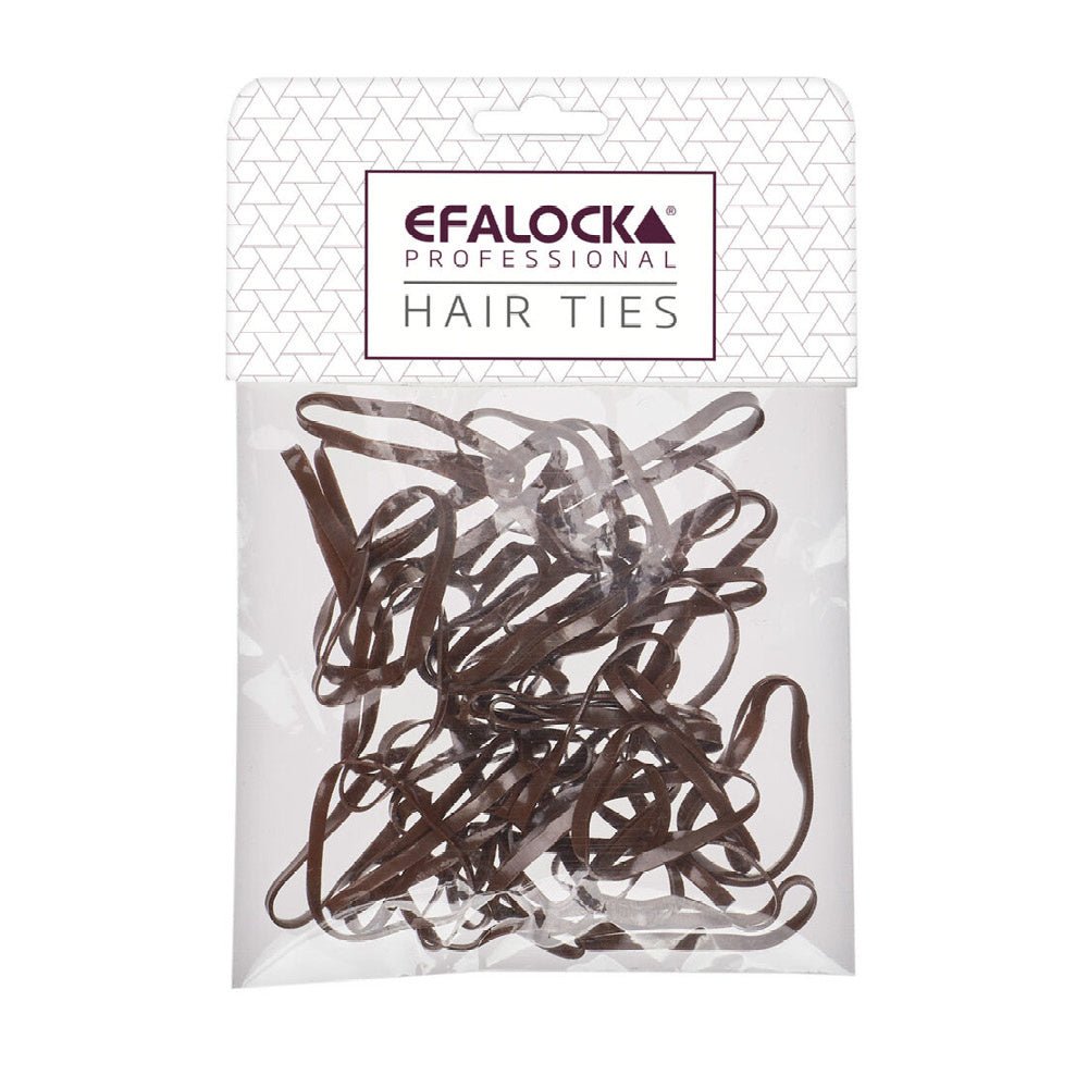 Efalock Haargummis, Silikon-Gummibänder, 100 Stück