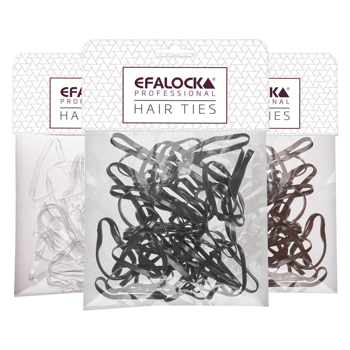 Efalock Hair Ties Silicone Elastiekjes 100st - KOOS • alles voor je haar