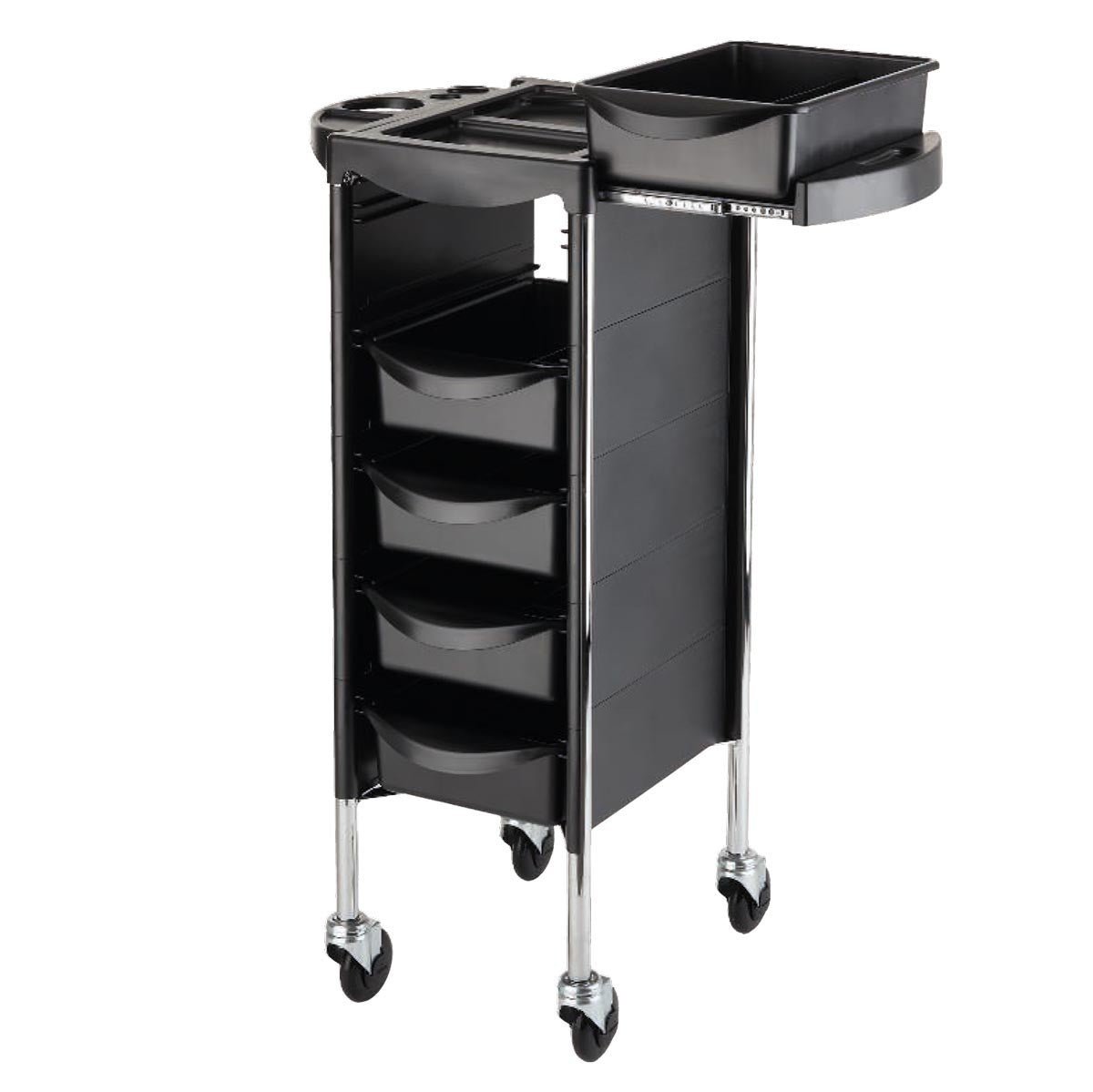 Efalock Werkwagen Piccolo 4002 Zipp Chroom - KOOS • alles voor je haar
