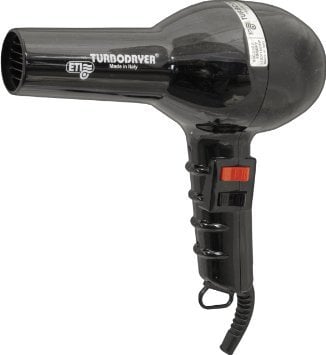 Eti Turbo Dryer 2000 Zwart 1400W - KOOS • alles voor je haar