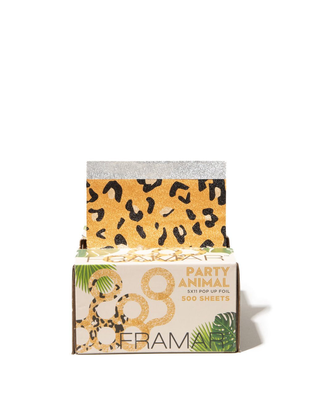 Framar Alufolie Party Animal Pop-Up Embossed 12x27cm 500st - KOOS • alles voor je haar