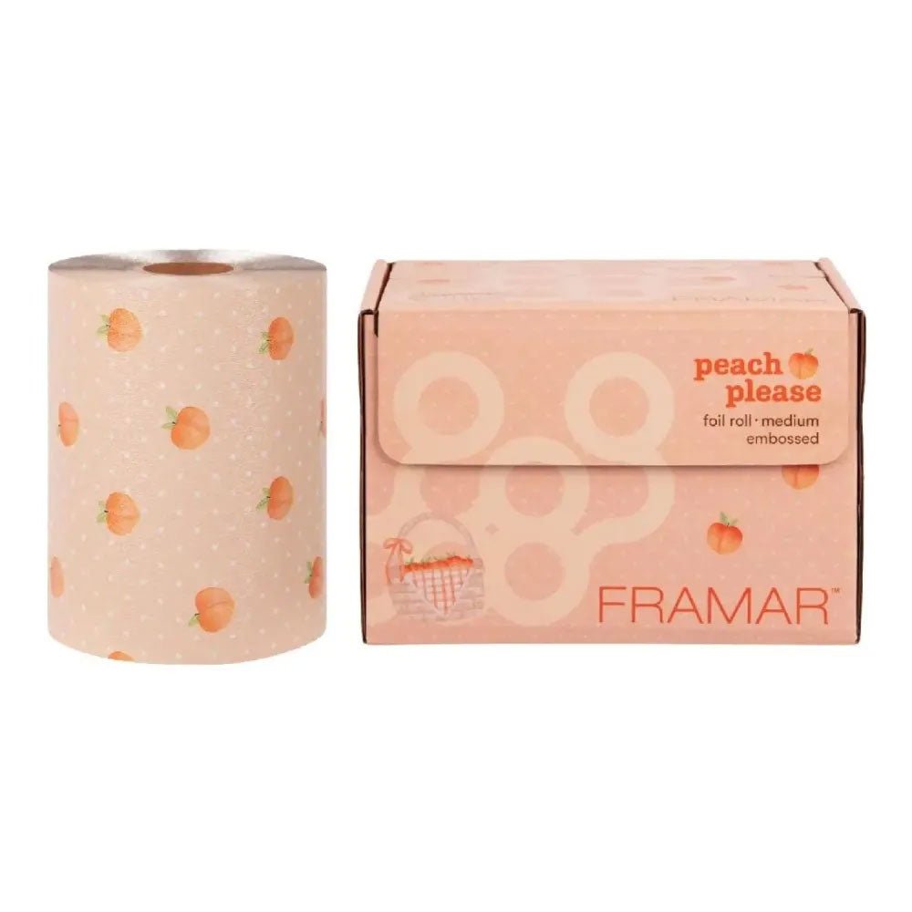 Framar Alufolie Peach Please Embossed 98m - KOOS • alles voor je haar
