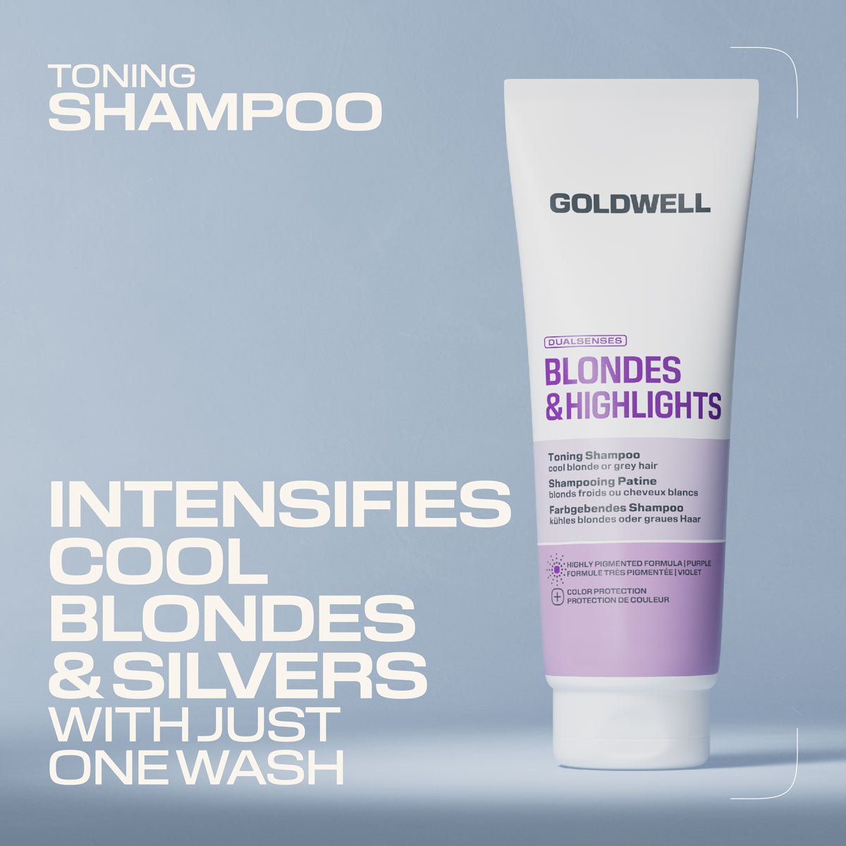 Goldwell Dualsenses Blondes & Highlights Toning Shampoo Purple 250ml - KOOS • alles voor je haar