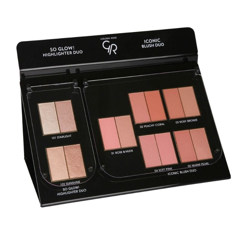 GR Iconic Blush Duo - So Glow! Display - KOOS • alles voor je haar