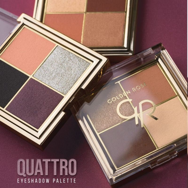 GR Quattro Eyeshadow Palette - Koosvanderbeek.nl - Golden Rose - Oogschaduw