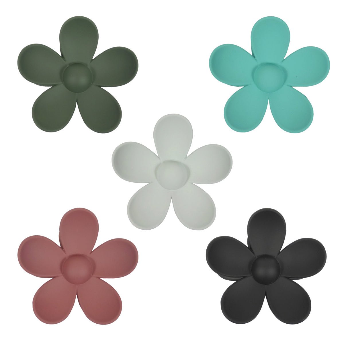 Haarklem Flower 8cm - KOOS • alles voor je haar