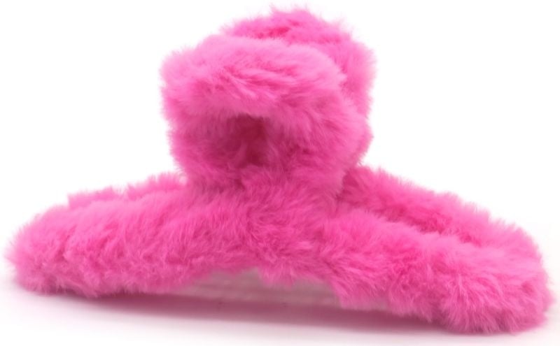 Haarklem fluffy fuchsia 12,5cm - KOOS • alles voor je haar