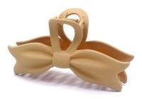 Haarklem strik sand 11,5 cm - KOOS • alles voor je haar