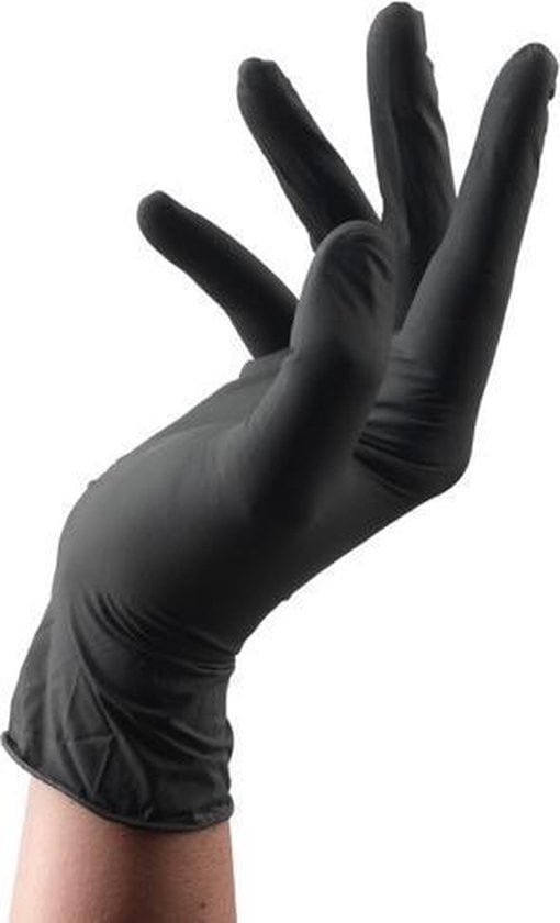 Handschoenen Black Latex 100st - KOOS • alles voor je haar