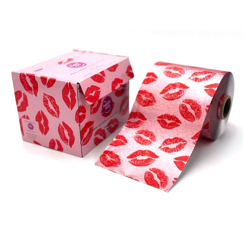 Happy Foils Red Lips Embossed Highlight Folie 100m - KOOS • alles voor je haar