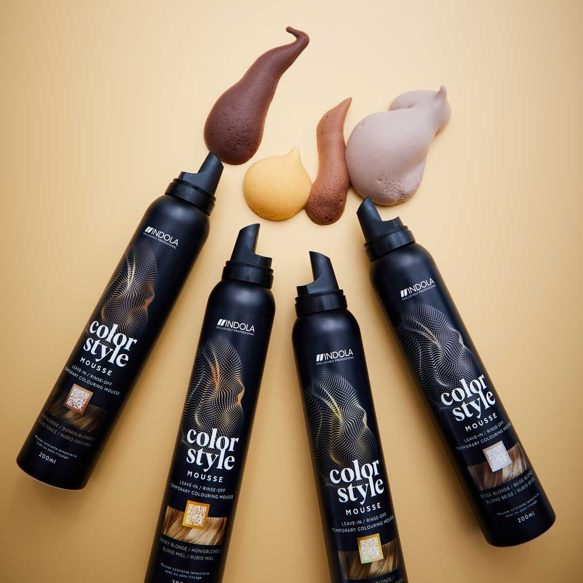 Indola Color Style Mousse 200ml - KOOS • alles voor je haar