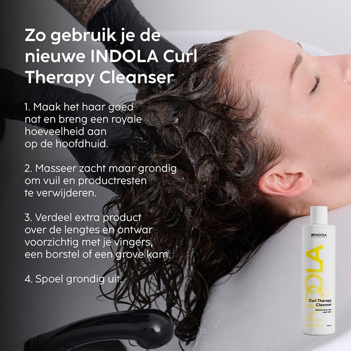 Indola Curl Therapy Cleanser 300ml - KOOS • alles voor je haar