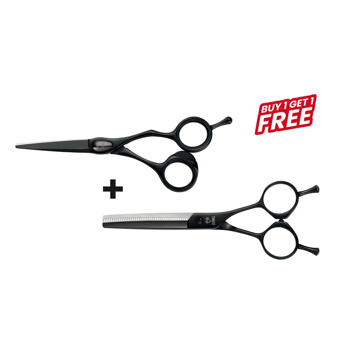 Joewell Schaar FX Pro 6.0 Black + GRATIS E-40 Black - KOOS • alles voor je haar