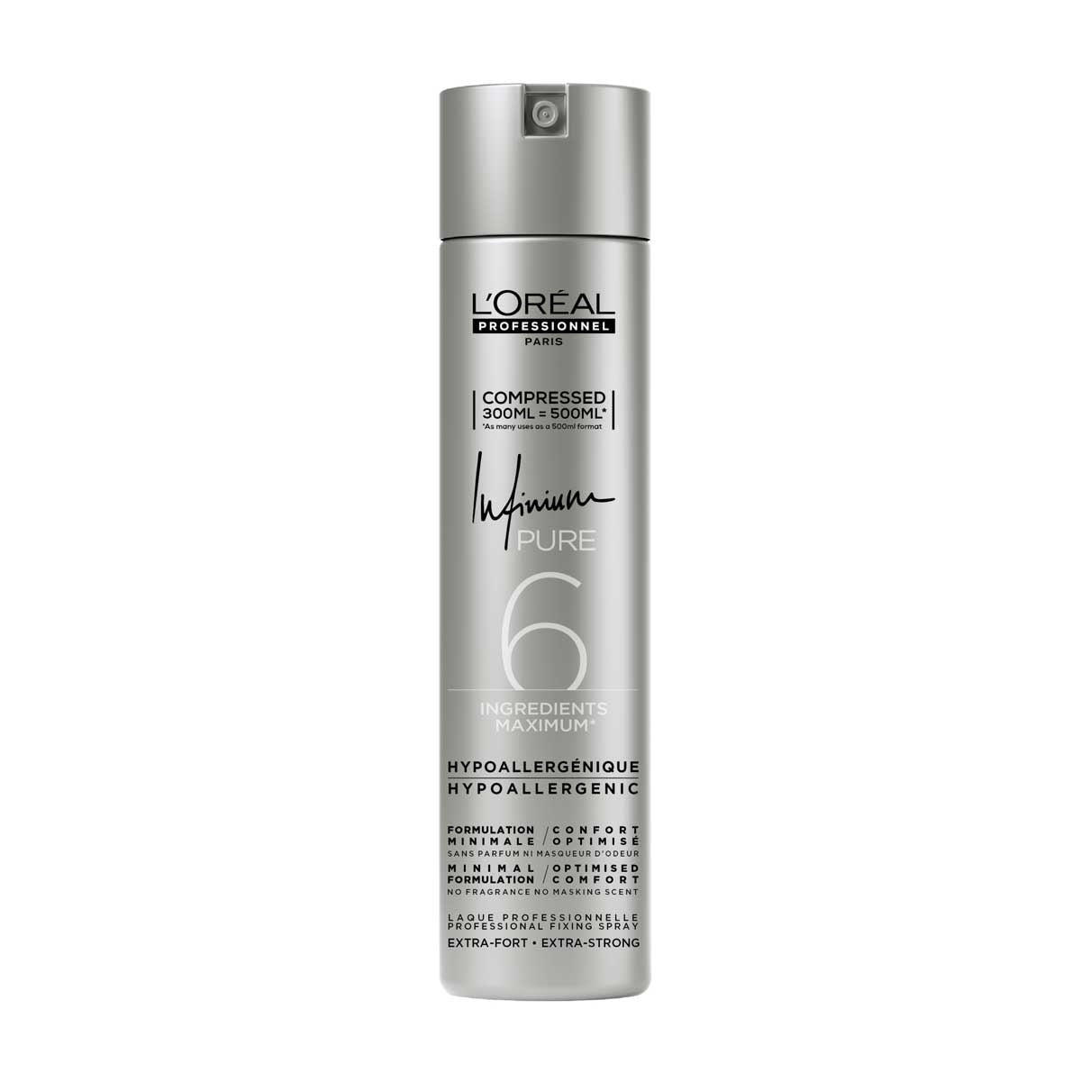 Loreal Infinium Pure Extra Strong Haarlak 300ml - KOOS • alles voor je haar