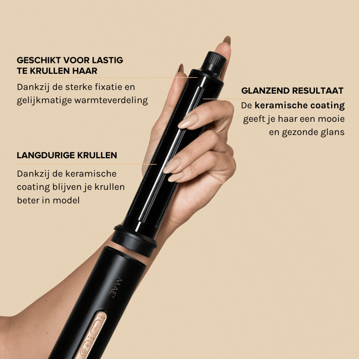 MAE Keramische Airstylers 30mm - KOOS • alles voor je haar