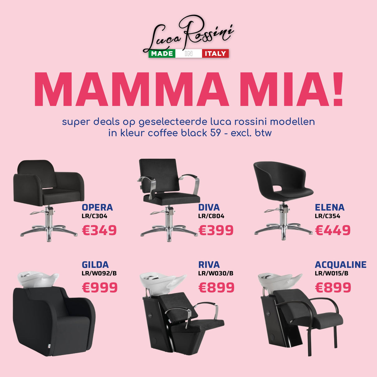 Meuble Lavabo LR Acqualine Noir - MAMMA MIA
