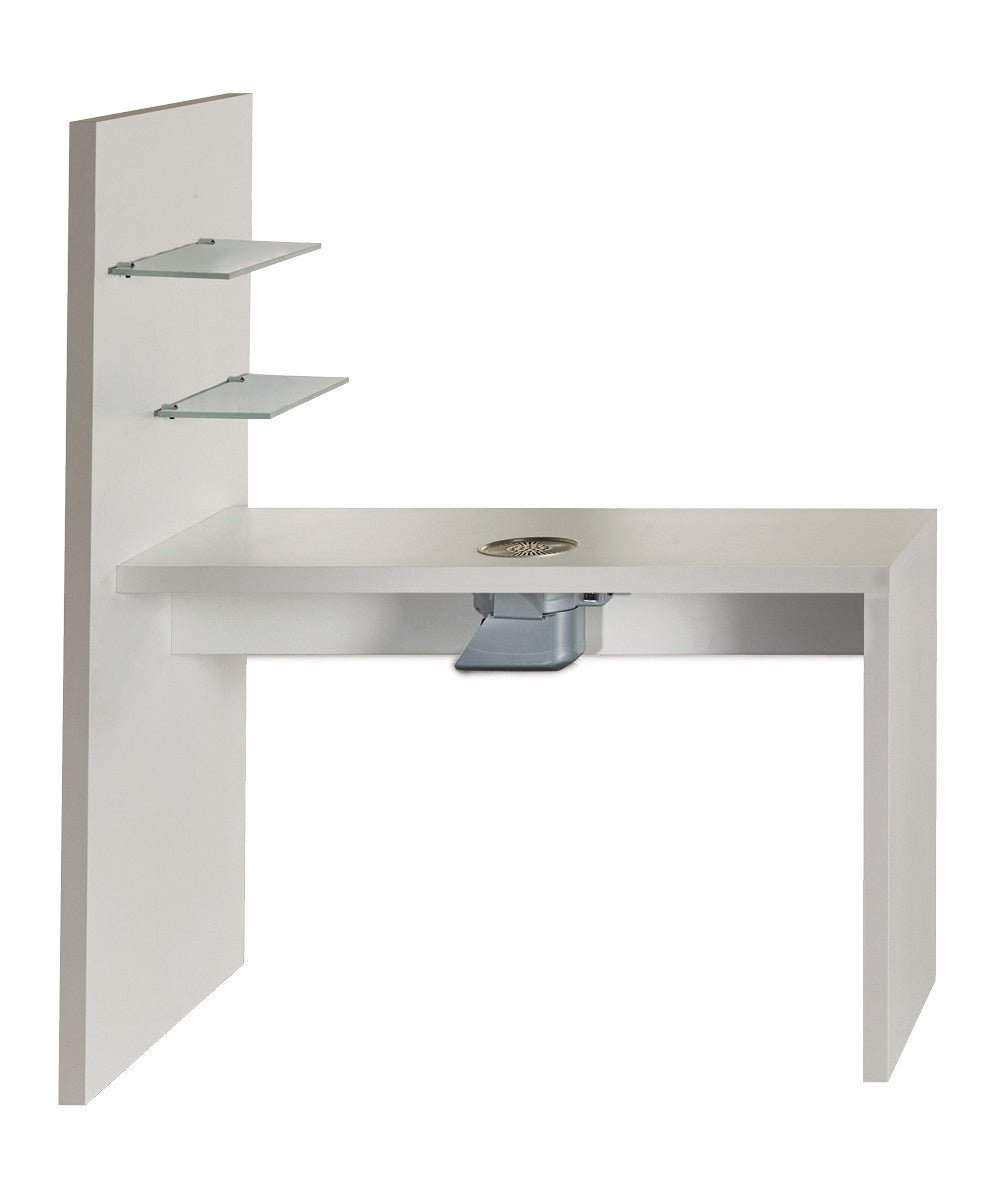 MB Glitter White Ash Manicure Table - KOOS • alles voor je haar