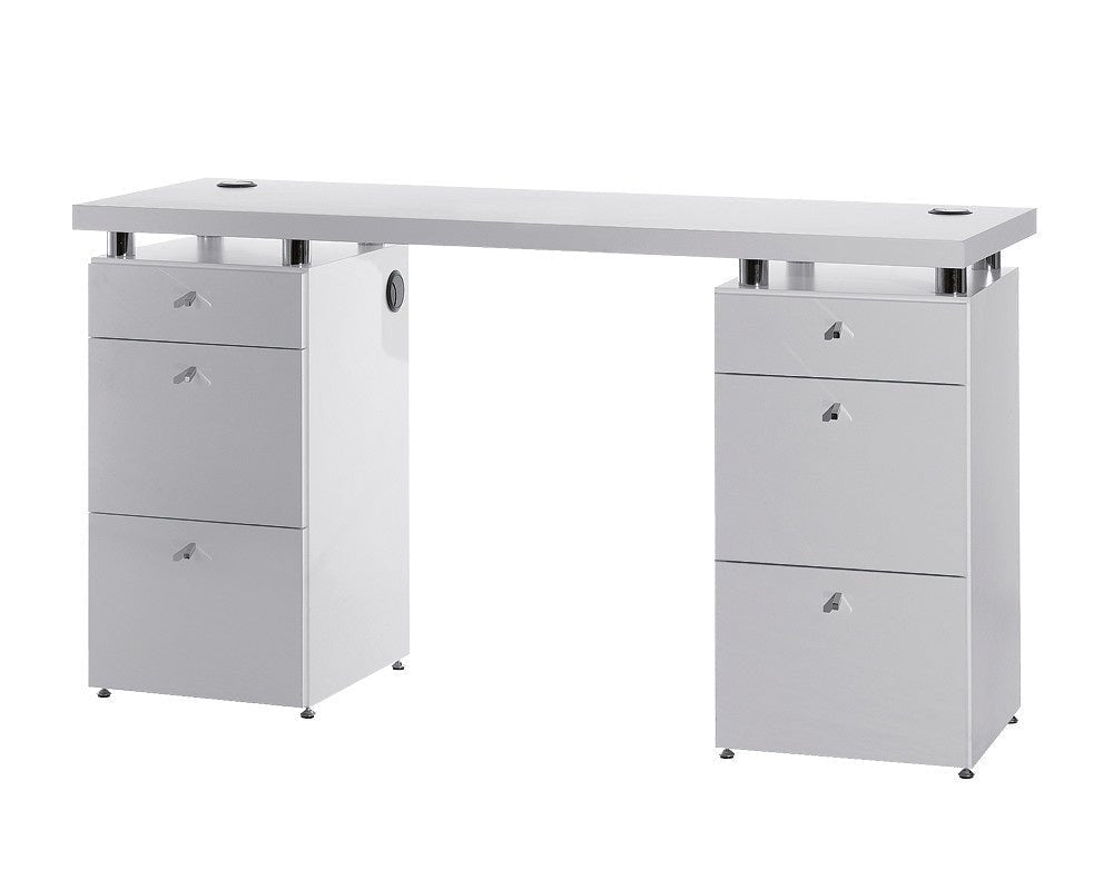 MB Logic White Ash Manicure Table - KOOS • alles voor je haar