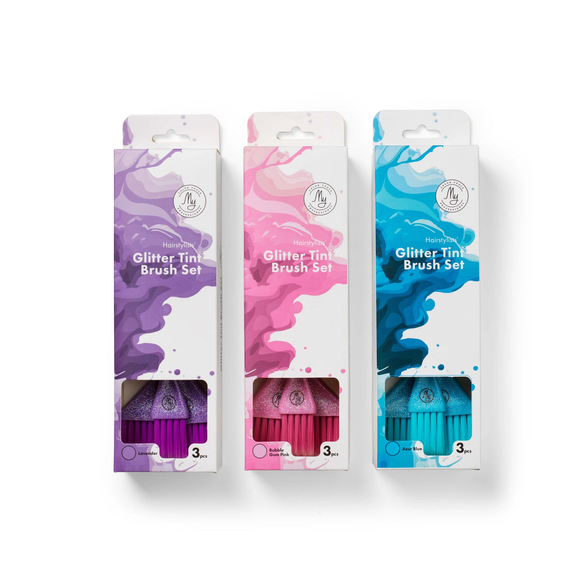 My Verfkwast Glitter Set 3st - KOOS • alles voor je haar