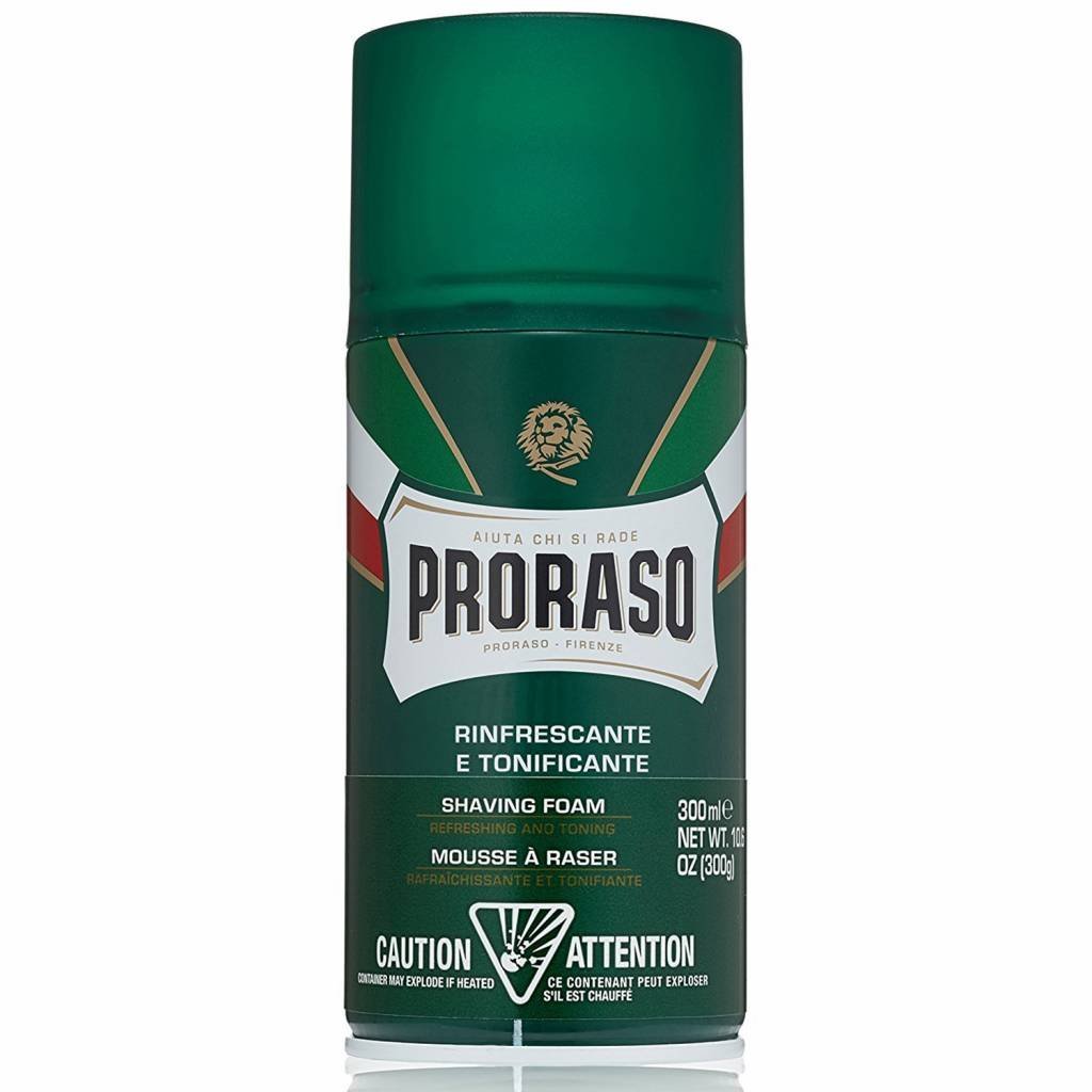 Proraso Groen Scheerschuim 300ml - KOOS • alles voor je haar