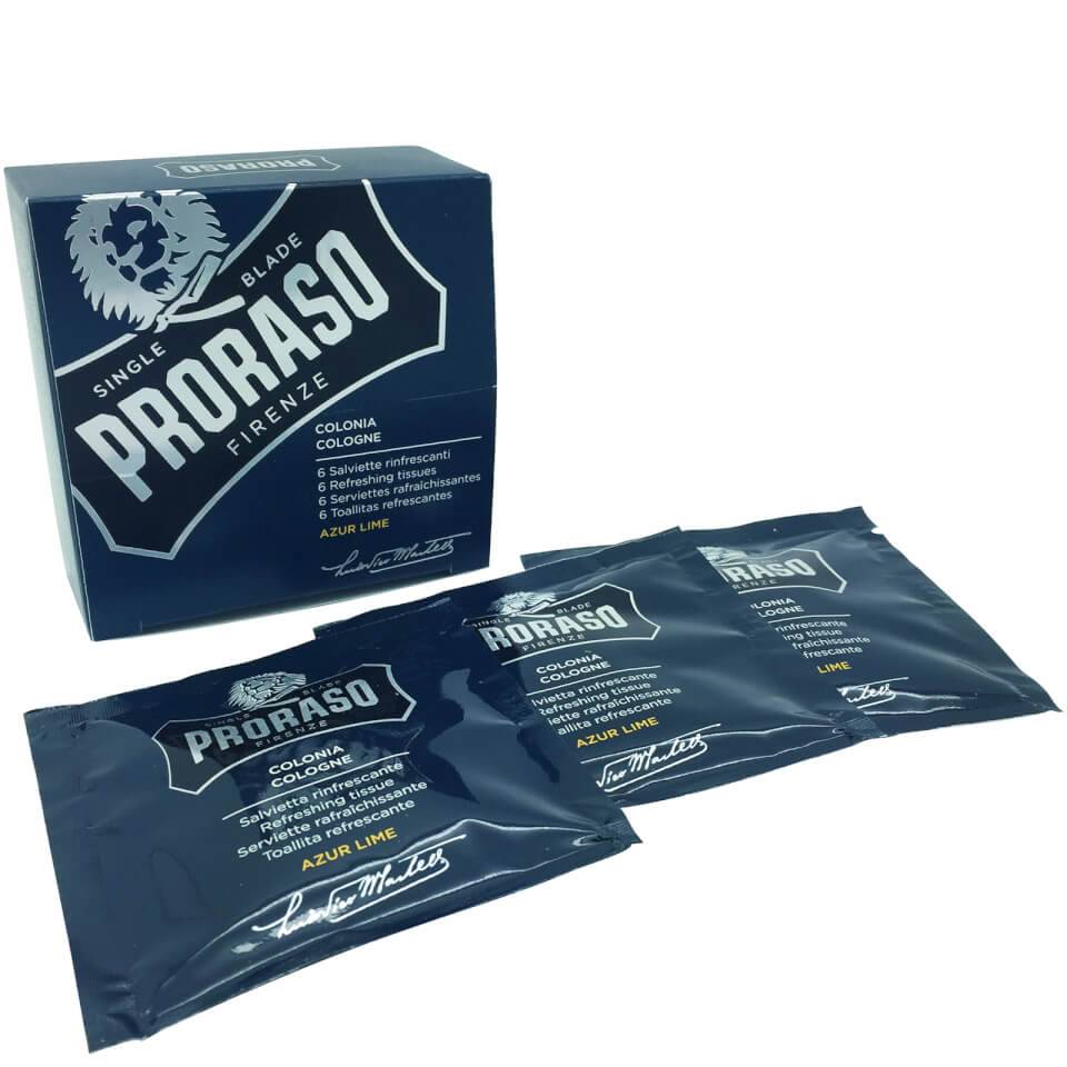 Proraso Refreshing Tissue Azur Lime - KOOS • alles voor je haar