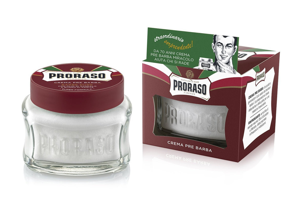 Proraso Rood Pre-Shave Creme 100ml - KOOS • alles voor je haar