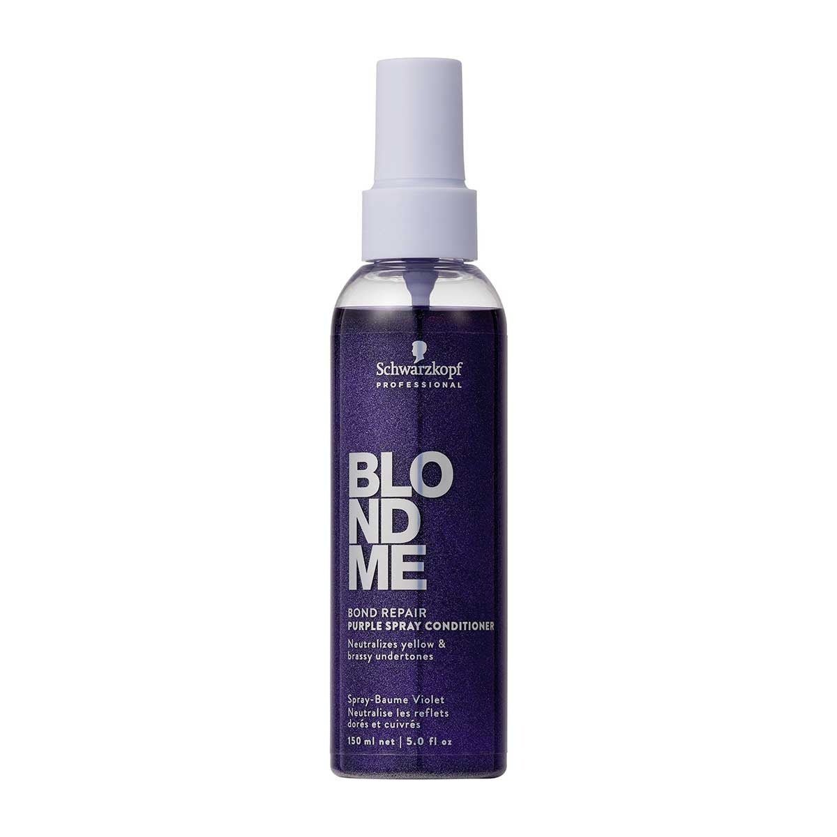 Schwarzkopf BlondMe Bond Repair Purple Spray Conditioner 150 - KOOS • alles voor je haar