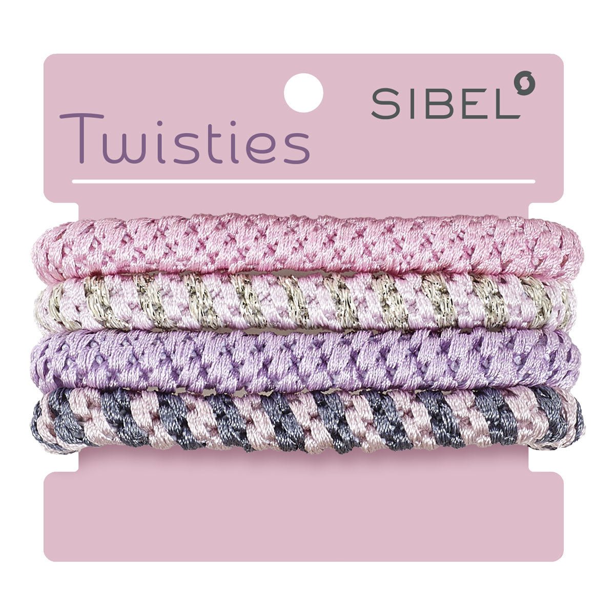 Sibel Twisties Haarelastiekjes 4st - KOOS • alles voor je haar
