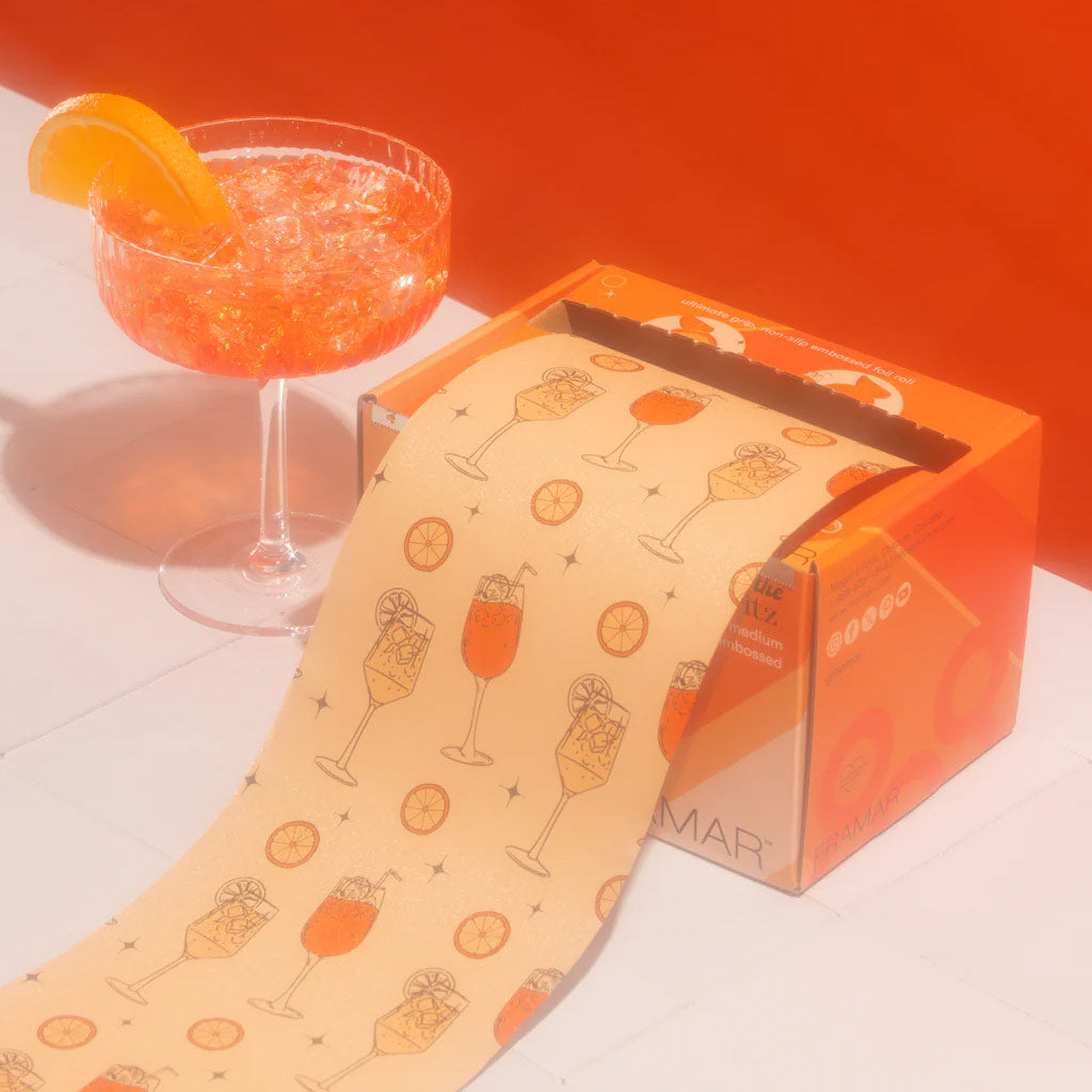 Papier aluminium Framar Puttin On The Spritz, gaufré moyen, 98 m