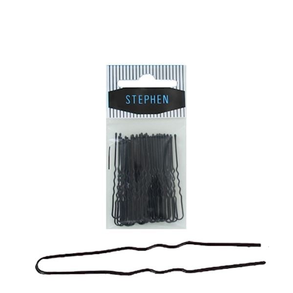 Épingles à cheveux ondulées Stephen 55 mm, lot de 20