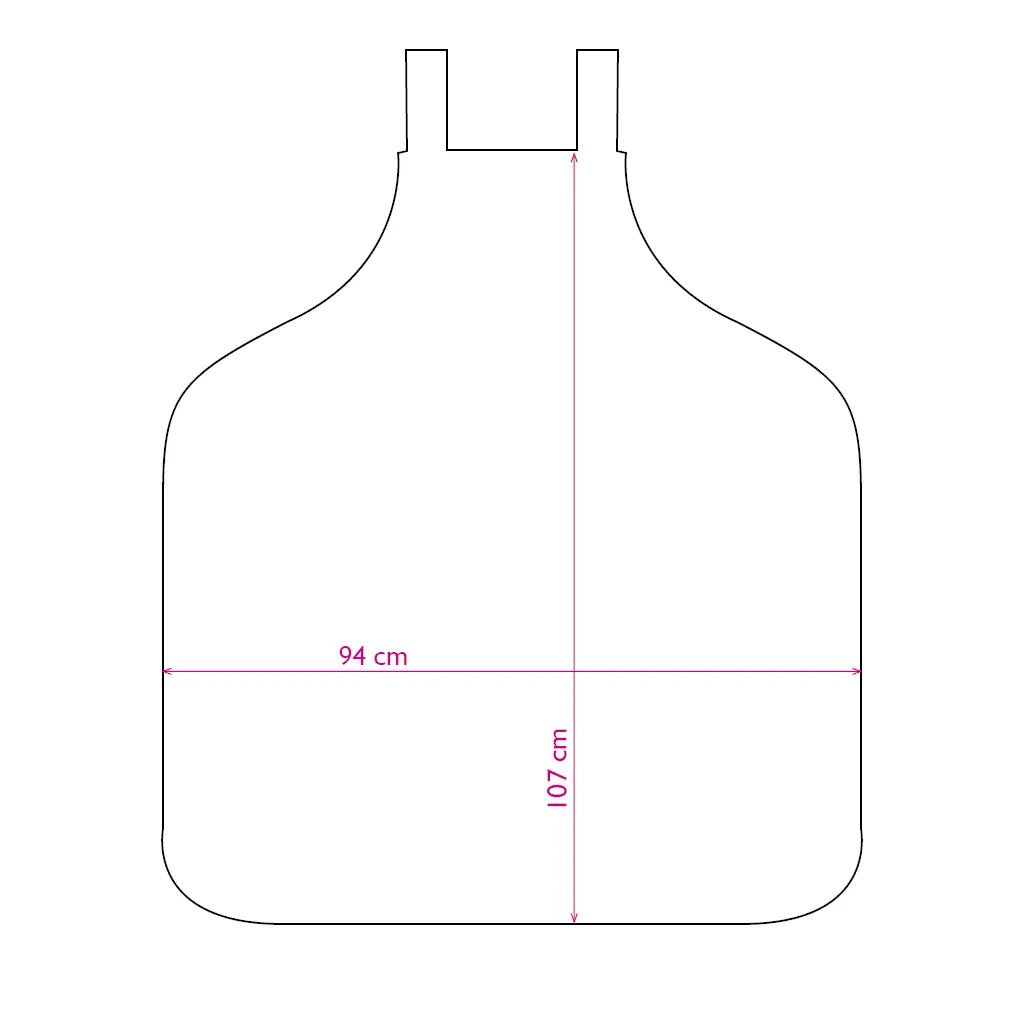 Trend Design Verfschort Nano Oversize Zwart - KOOS • alles voor je haar