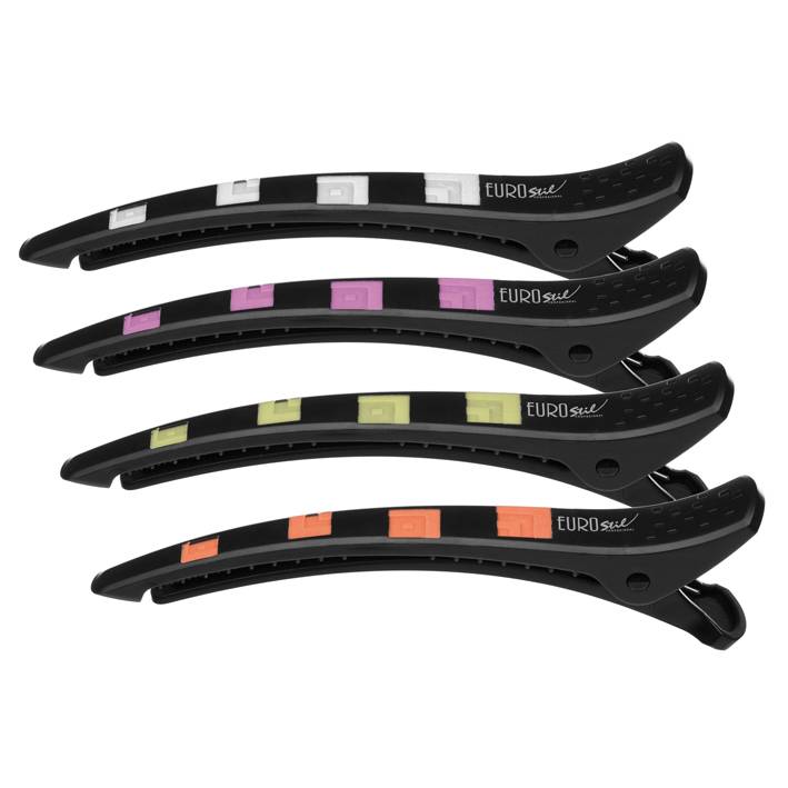 Verdeelklem Soft Clip Anti Slip 4 Stuks - KOOS • alles voor je haar