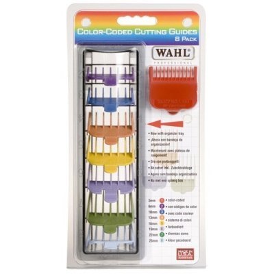 Wahl Opzetkamset Gekleurd Kliksysteem 8st 3 t/m 25mm - KOOS • alles voor je haar