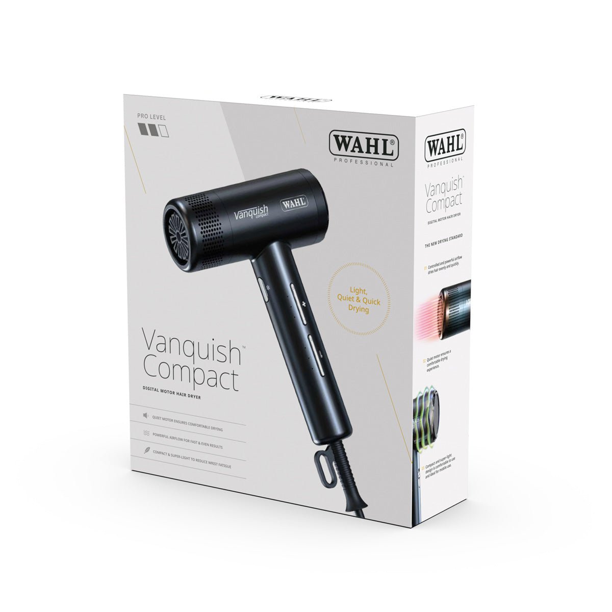 Wahl Vanquish Compact Dryer Black - KOOS • alles voor je haar