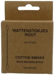 Wattenstokjes Katoen & Hout 100st - KOOS • alles voor je haar