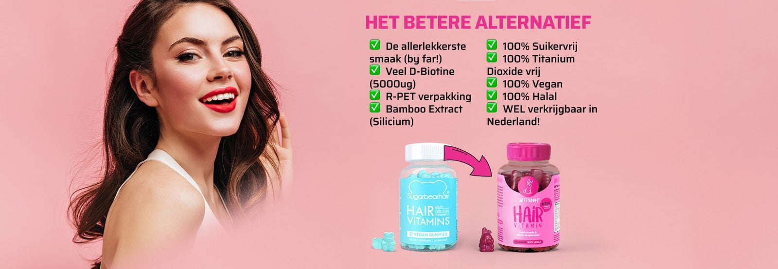 Van Sugar Bear naar SweetBunny haarvitamines! - KOOS • alles voor je haar