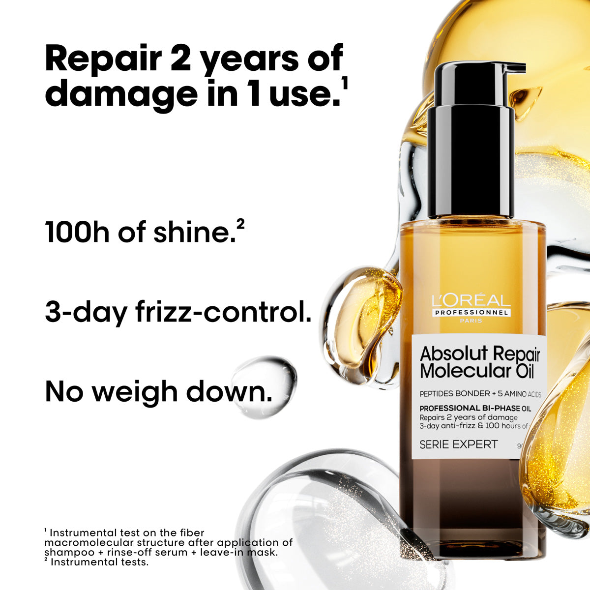 Huile moléculaire réparatrice Absolut SE de L'Oréal